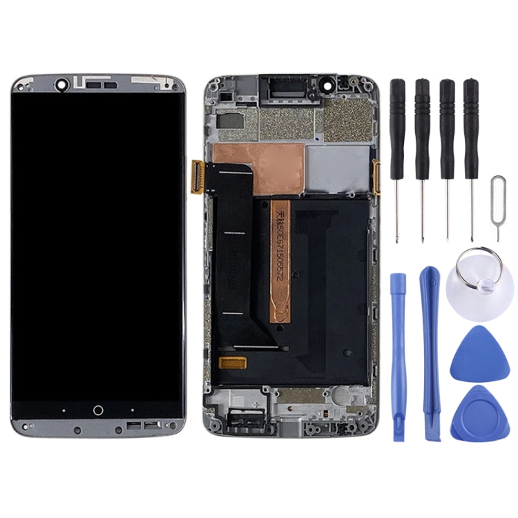 Original AMOLED LCD Screen for ZTE Axon 7 A2017 A2017U A2017G Digitizer Full Assembly With Frame (Grey) - free shipping - PMC TechLife - Order now!