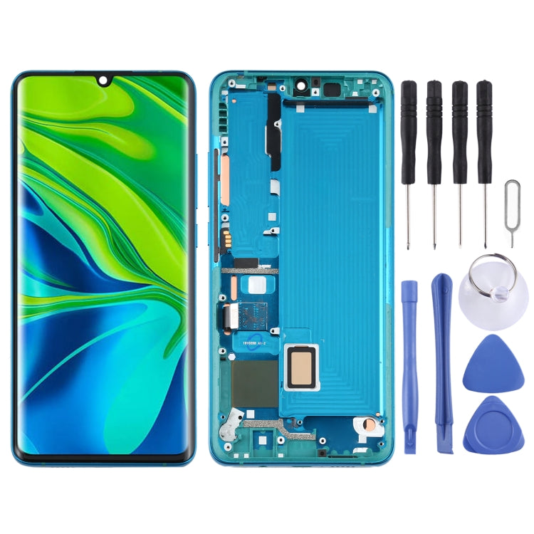 Original LCD Screen and Digitizer Full Assembly With Frame for Xiaomi Mi CC9 Pro / Mi Note 10 / Mi Note 10 Pro(Green) - LCD Screen by PMC Jewellery | Online Shopping South Africa | PMC Jewellery
