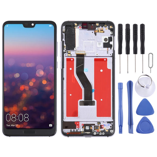 Original OLED LCD Screen for Huawei P20 Pro Digitizer Full Assembly with Frame(Twilight) - LCD Screen by PMC Jewellery | Online Shopping South Africa | PMC Jewellery