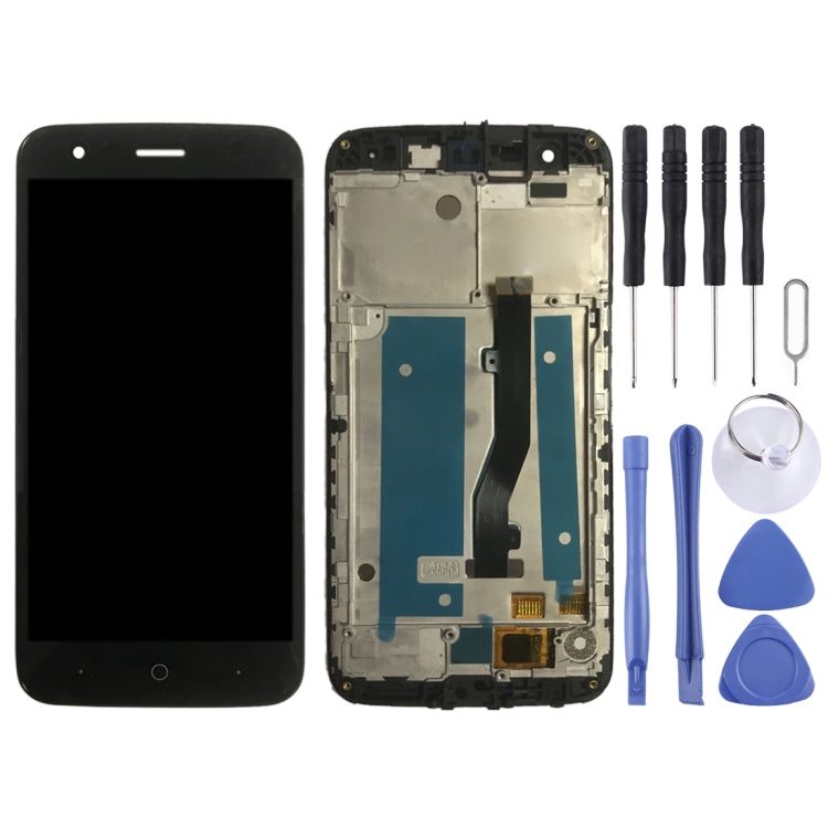 OEM LCD Screen for ZTE Blade V8 Lite  Digitizer Full Assembly with Frame（Black) - For ZTE by PMC Jewellery | Online Shopping South Africa | PMC Jewellery