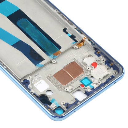 Original Front Housing LCD Frame Bezel Plate for Xiaomi Mi 11 Lite 4G M2101K9AG(Blue) - Frame Bezel Plate by PMC Jewellery | Online Shopping South Africa | PMC Jewellery