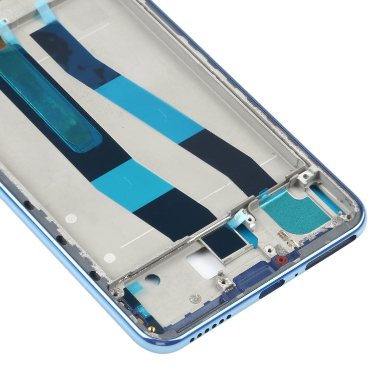 Original Front Housing LCD Frame Bezel Plate for Xiaomi Mi 11 Lite 4G M2101K9AG(Blue) - Frame Bezel Plate by PMC Jewellery | Online Shopping South Africa | PMC Jewellery