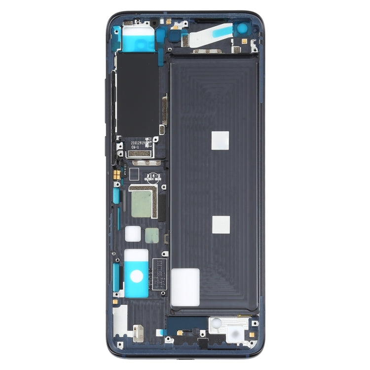 Original Front Housing LCD Frame Bezel Plate for Xiaomi Mi 10S(Black) - Frame Bezel Plate by PMC Jewellery | Online Shopping South Africa | PMC Jewellery