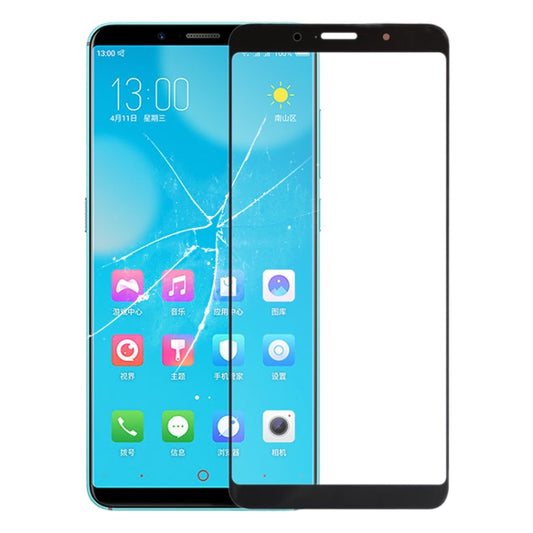 Front Screen Outer Glass Lens for ZTE Nubia Z18 Mini (Black) - For ZTE by PMC Jewellery | Online Shopping South Africa | PMC Jewellery