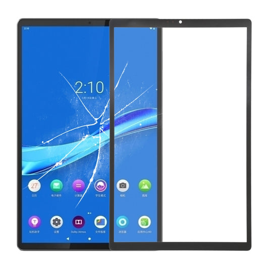 Front Screen Outer Glass Lens for Lenovo Tab M10 Plus / TB-X606F / TB-X606X / TB-X606(Black) - Outer Glass Lens by PMC Jewellery | Online Shopping South Africa | PMC Jewellery