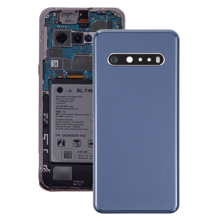 Original Back Battery Cover for LG V60 ThinQ 5G LM-V600(Blue) - For LG by PMC Jewellery | Online Shopping South Africa | PMC Jewellery