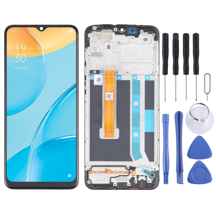 Original LCD Screen and Digitizer Full Assembly With Frame for OPPO A15 / A15S / A35 / A16K CPH2185 CPH2179 PEHM00 - LCD Screen by PMC Jewellery | Online Shopping South Africa | PMC Jewellery