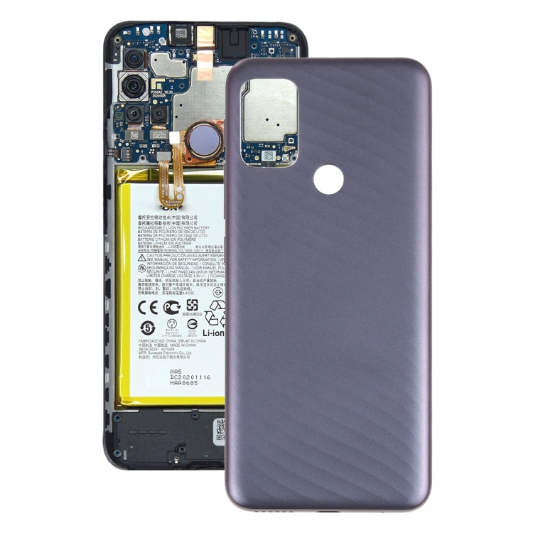 Battery Back Cover for Motorola Moto G10 XT2127-2 (Grey) - Back Cover by PMC Jewellery | Online Shopping South Africa | PMC Jewellery