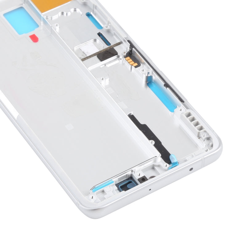 Front Housing LCD Frame Bezel Plate for Xiaomi Mi Note 10 Lite M2002F4LG, M1910F4G (White) - LCD Related Parts by PMC Jewellery | Online Shopping South Africa | PMC Jewellery