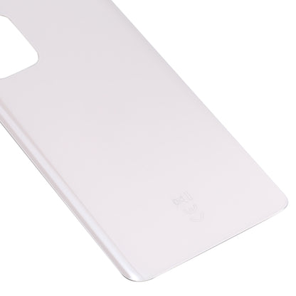 Glass Battery Back Cover with Adhesive for Asus Zenfone 8 ZS590KS(White) - Back Cover by PMC Jewellery | Online Shopping South Africa | PMC Jewellery