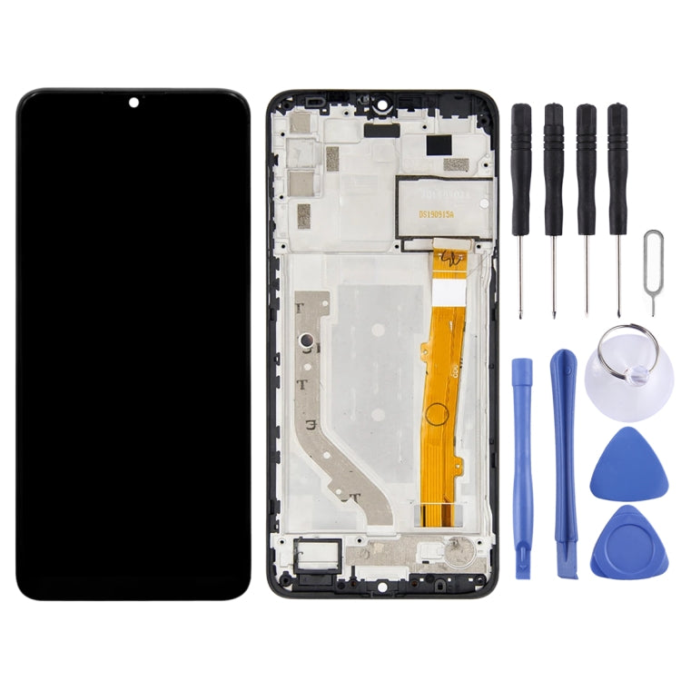 LCD Screen and Digitizer Full Assembly With Frame for Alcatel 3X 2019 5048Y 5048U 5048 OT5048Y OT5048(Black) - LCD Screen by PMC Jewellery | Online Shopping South Africa | PMC Jewellery