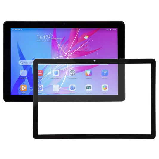 For Huawei MatePad T 10s AGS3-L09 AGS3-W09  Front Screen Outer Glass Lens (Black) - Outer Glass Lens by PMC Jewellery | Online Shopping South Africa | PMC Jewellery