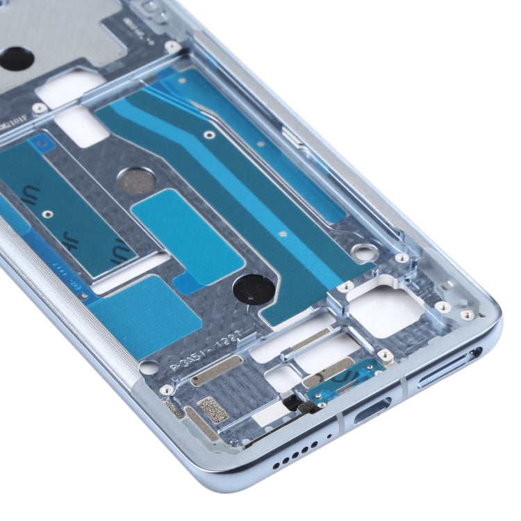 For Meizu 18 Middle Frame Bezel Plate(Blue) - Frame Bezel Plate by PMC TechLife | Online Shopping South Africa | PMC TechLife