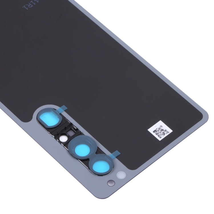 Original Battery Back Cover with Camera Lens for Sony Xperia 1 III(Silver) - Back Cover by PMC TechLife | Online Shopping South Africa | PMC TechLife
