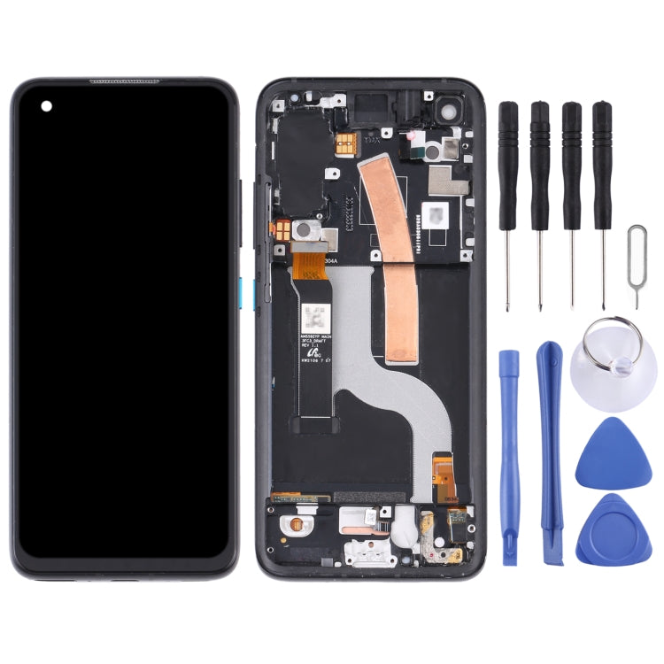 Original AMOLED LCD Screen for Asus Zenfone 8 ZS590KS Digitizer Full Assembly with Frame（Black) - LCD Screen by PMC Jewellery | Online Shopping South Africa | PMC Jewellery