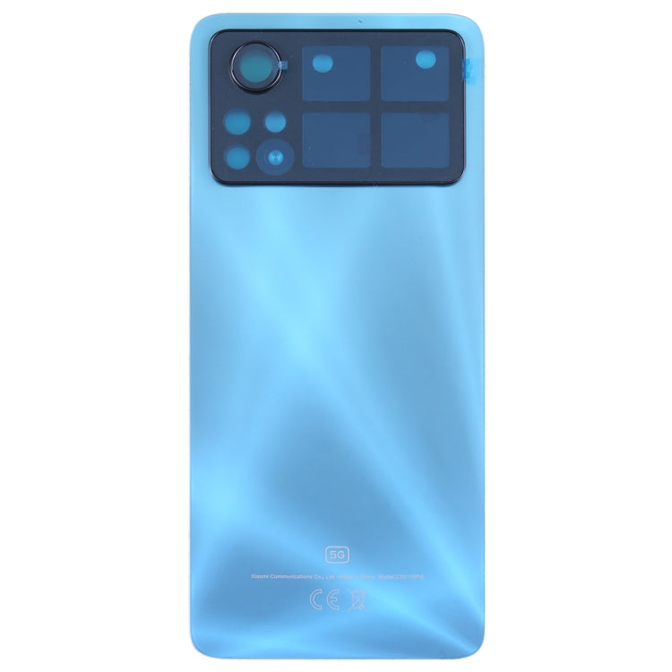 Original Battery Back Cover for Xiaomi Poco X4 Pro 5G (Blue) - Back Cover by PMC TechLife | Online Shopping South Africa | PMC TechLife