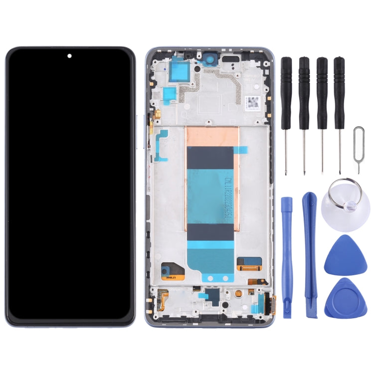 Original LCD Screen for Xiaomi Redmi K40S Digitizer Full Assembly with Frame(Blue) - LCD Screen by PMC Jewellery | Online Shopping South Africa | PMC Jewellery