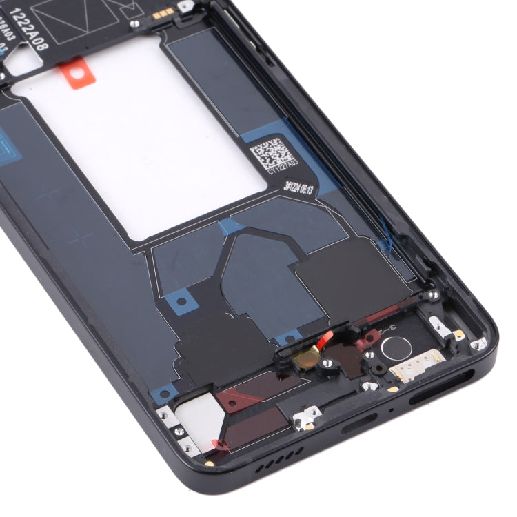For OPPO Reno7 5G China PFJM10 Original Front Housing LCD Frame Bezel Plate (Black) - Frame Bezel Plate by PMC TechLife | Online Shopping South Africa | PMC TechLife