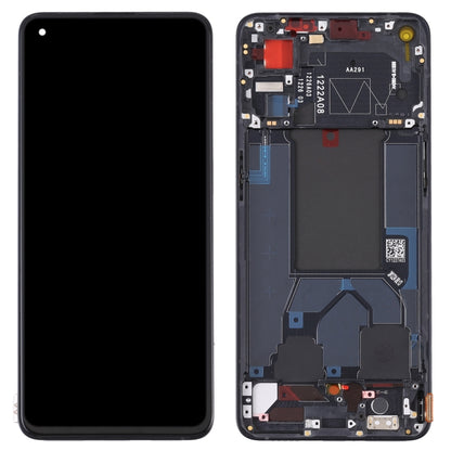 Original LCD Screen For OPPO Reno7 5G China PFJM10 Digitizer Full Assembly with Frame (Black) - LCD Screen by PMC Jewellery | Online Shopping South Africa | PMC Jewellery