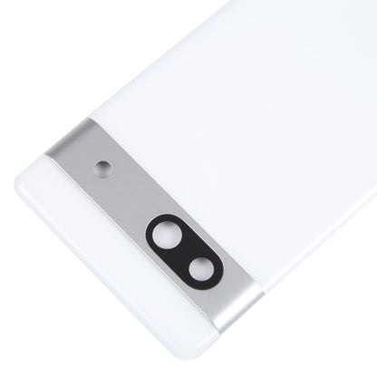 For Google Pixel 7A Original Battery Back Cover with Camera Lens Cover(White) - Back Cover by PMC Jewellery | Online Shopping South Africa | PMC Jewellery