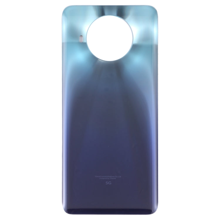 Glass Battery Back Cover for Xiaomi Redmi Note 9 Pro 5G/Mi 10T Lite 5G(Blue) - Back Cover by PMC Jewellery | Online Shopping South Africa | PMC Jewellery