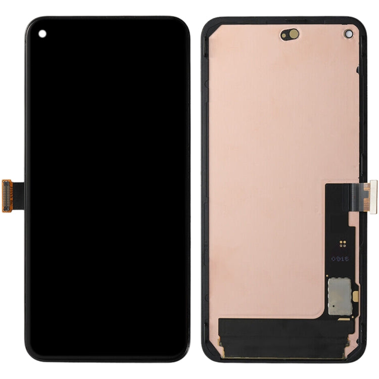 OLED LCD Screen For Google Pixel 5 5G Digitizer Full Assembly with Frame(Black) - LCD Screen by PMC Jewellery | Online Shopping South Africa | PMC Jewellery