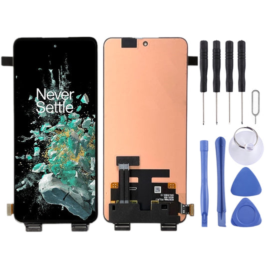 Fluid AMOLED LCD Screen For OnePlus 10T CPH2415 CPH2413 CPH2417 with Digitizer Full Assembly(Black) - LCD Screen by PMC Jewellery | Online Shopping South Africa | PMC Jewellery