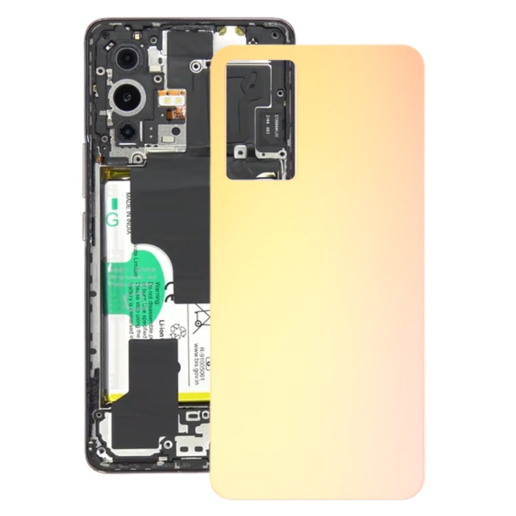 For vivo V23e 4G / V23e 5G OEM Glass Battery Back Cover(Gold) - Back Cover by PMC Jewellery | Online Shopping South Africa | PMC Jewellery