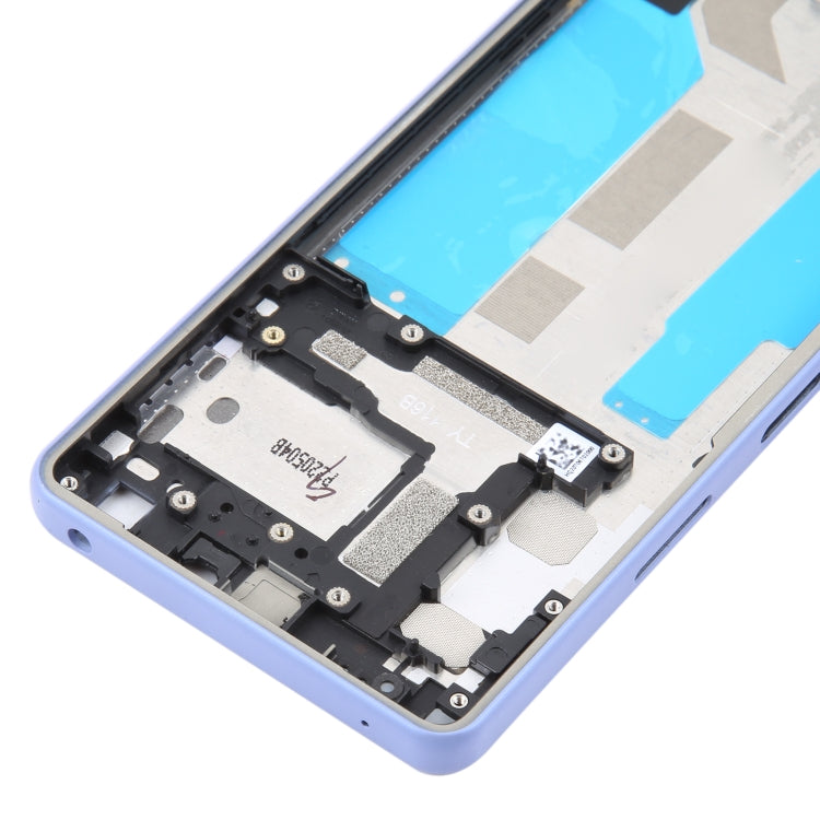 For Sony Xperia 10 IV Original Middle Frame Bezel Plate (Purple) - Frame Bezel Plate by PMC TechLife | Online Shopping South Africa | PMC TechLife