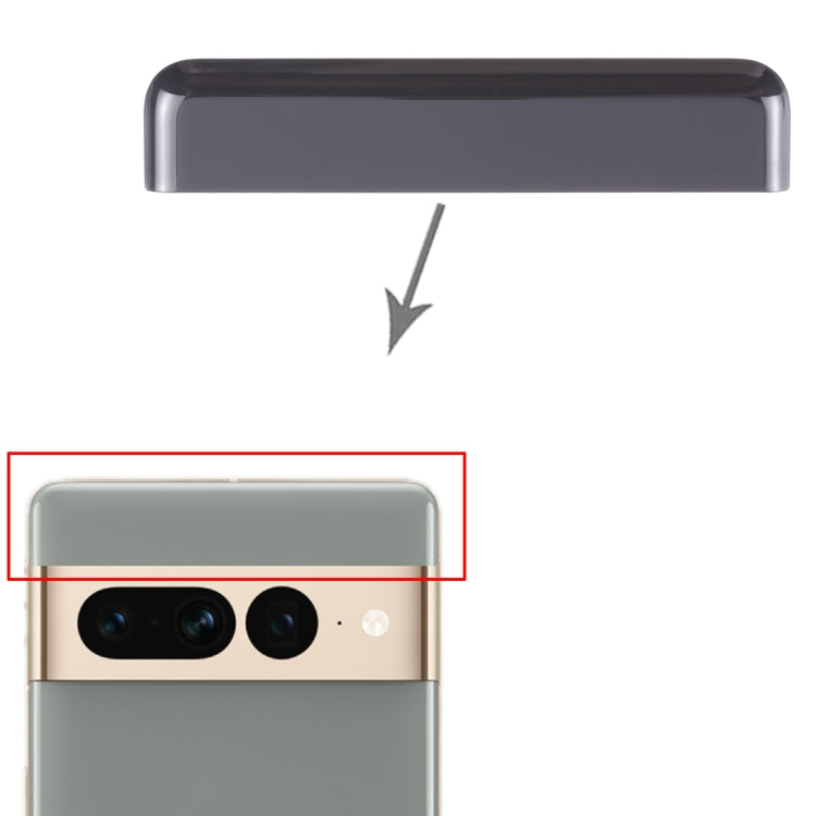 For Google Pixel 7 Pro Original Front Upper Top Back Cover (Black) - free shipping - PMC TechLife - Order now!