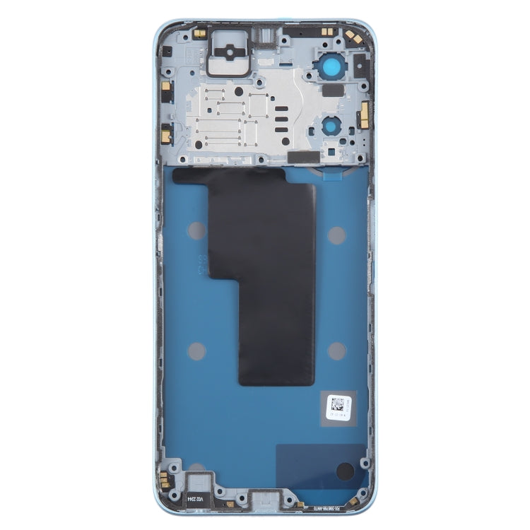 For OPPO A58 Original Battery Back Cover with Middle Frame(Blue) - Back Cover by PMC TechLife | Online Shopping South Africa | PMC TechLife