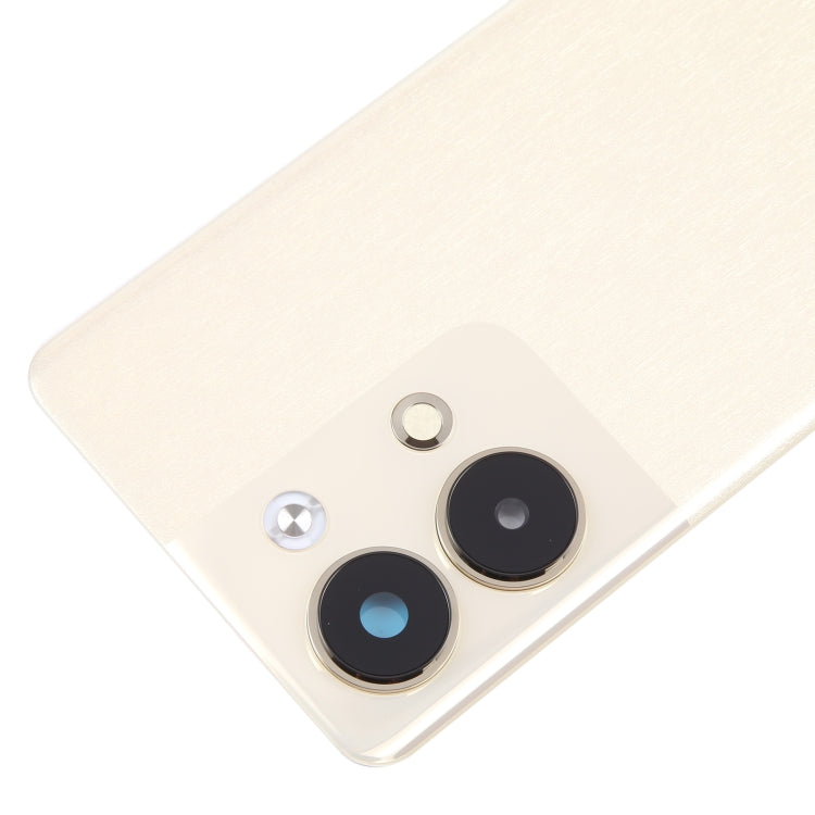 For OPPO Reno9 Original Battery Back Cover with Camera Lens Cover(Gold) - Back Cover by PMC TechLife | Online Shopping South Africa | PMC TechLife | Buy Now Pay Later Mobicred