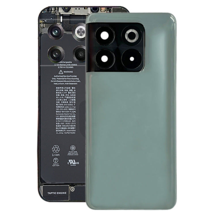 For OnePlus Ace Pro PGP110 Battery Back Cover with Camera Lens Cover (Green) - Back Cover by PMC Jewellery | Online Shopping South Africa | PMC Jewellery