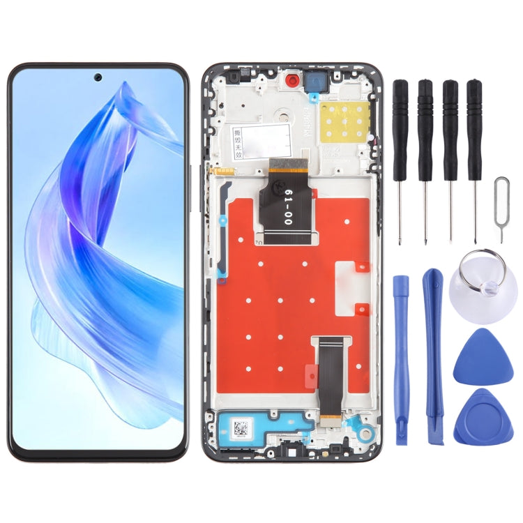 For Honor 90 Lite Original LCD Screen Digitizer Full Assembly with Frame (Black) - LCD Screen by PMC TechLife | Online Shopping South Africa | PMC TechLife