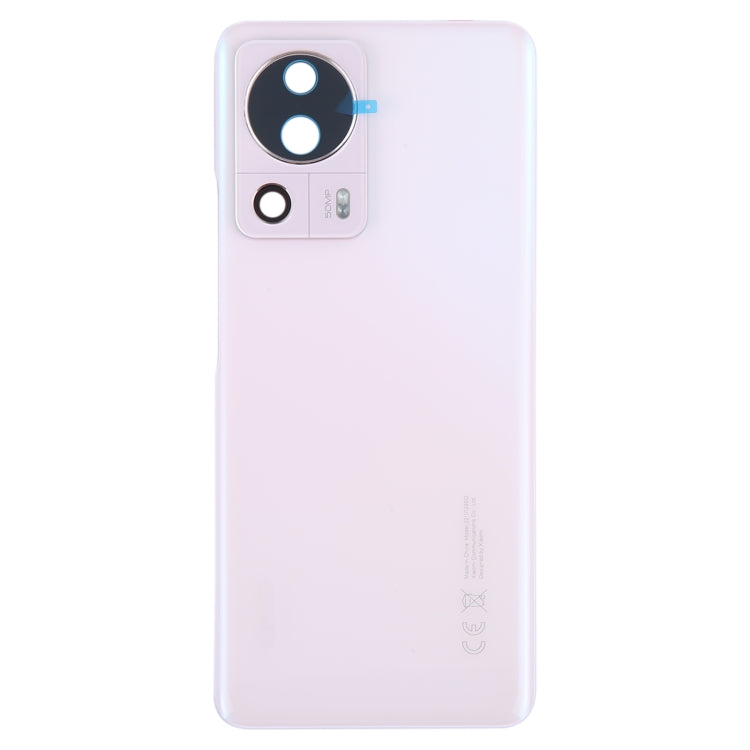For Xiaomi 12 Lite NE Original Battery Back Cover(Pink) - Back Cover by PMC TechLife | Online Shopping South Africa | PMC TechLife