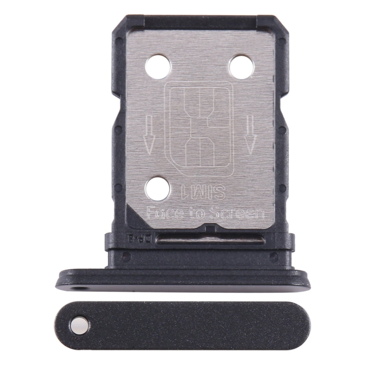 For OnePlus 10R 80W CPH2411 SIM Card Tray + SIM Card Tray (Black) - Card Tray by PMC TechLife | Online Shopping South Africa | PMC TechLife