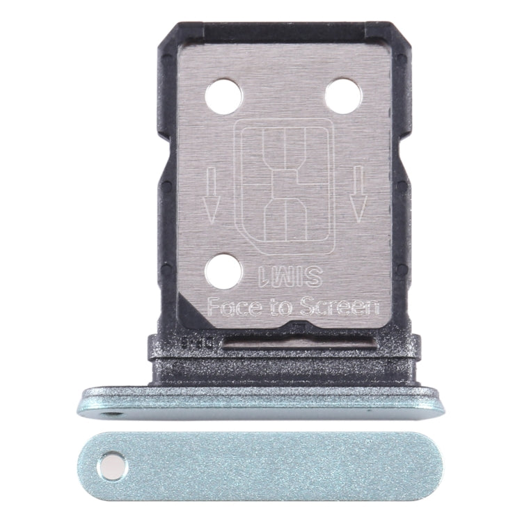 For OnePlus 10R 80W CPH2411 SIM Card Tray + SIM Card Tray (Green) - Card Tray by PMC TechLife | Online Shopping South Africa | PMC TechLife