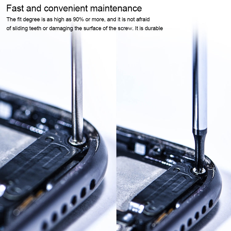 Qianli i-Thor S2 Precision 3D Texture Hollow Cross Tip Middle Bezel Screwdriver - Screwdriver by QIANLI | Online Shopping South Africa | PMC TechLife | Buy Now Pay Later Mobicred