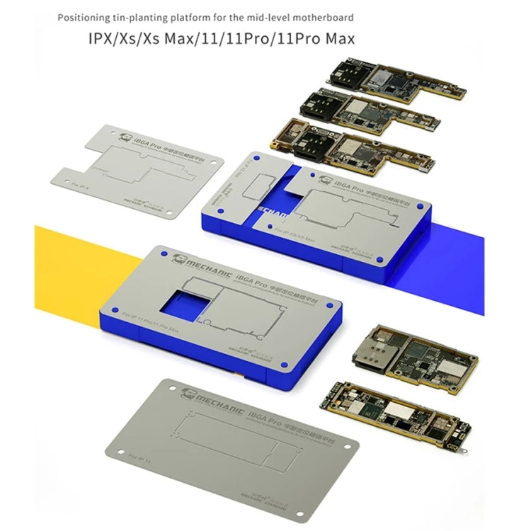 Mechanic iBGA Pro 6 in 1 Mid-level Positioning Planting Tin Platform - free shipping - PMC TechLife - Order now!