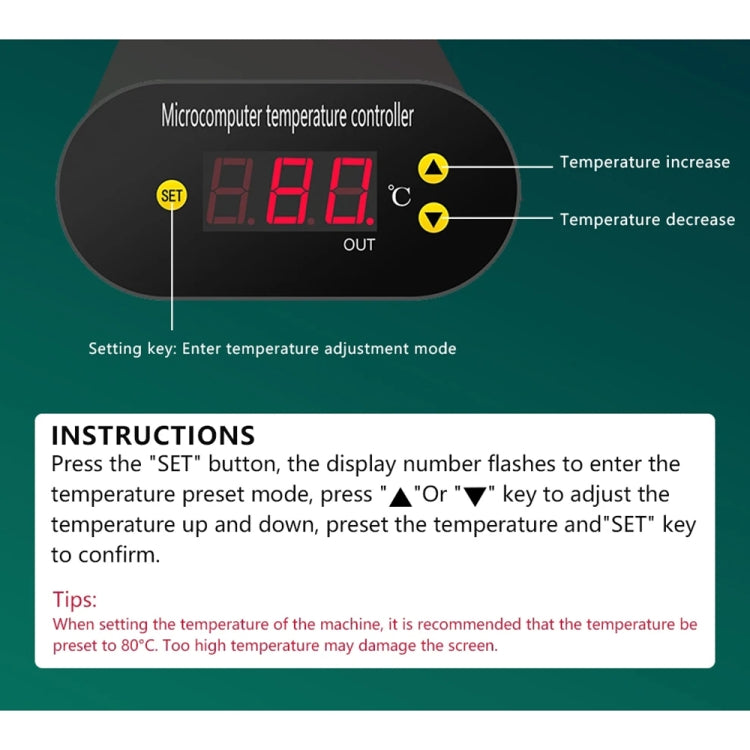 BST-B-856A AC 220V Electrical Vacuum Pump LCD Screen Separator, US Plug - free shipping - PMC TechLife - Order now!