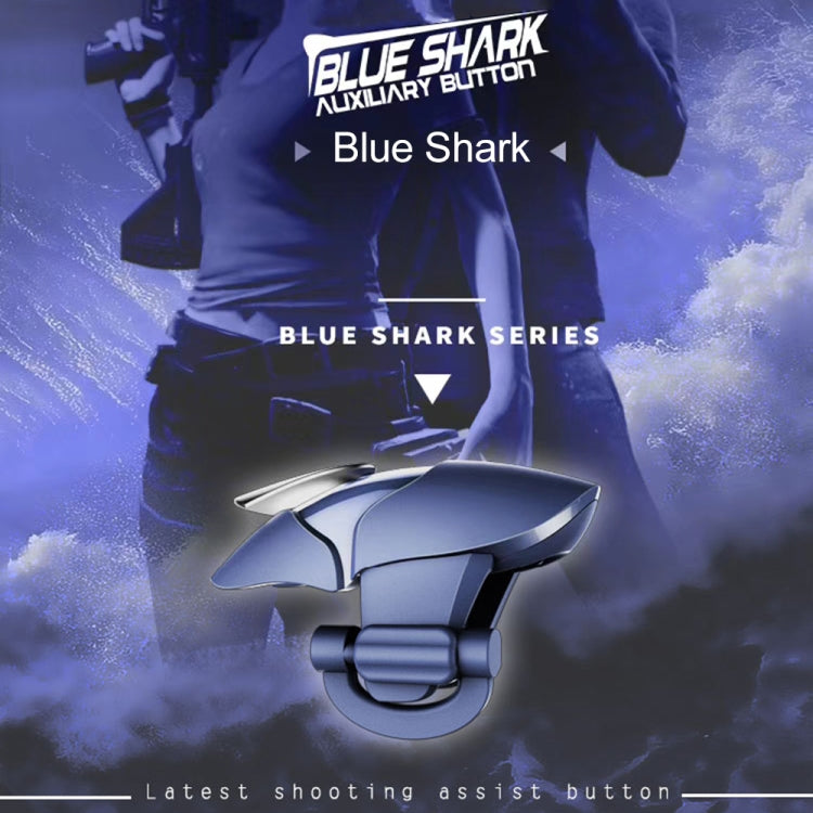 Blue Shark Shark Eat Chicken Game Auxiliary Handle(blue) - Handle Shooter by PMC TechLife | Online Shopping South Africa | PMC TechLife