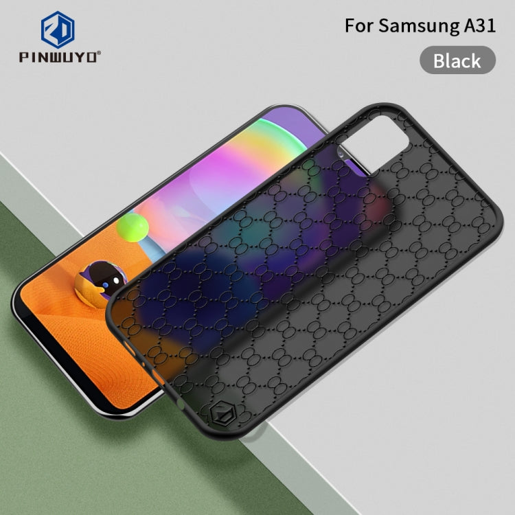 For Samsung Galaxy A31 PINWUYO Series 2 Generation PC + TPU Waterproof and Anti-drop All-inclusive Protective Case(Black) - Galaxy Phone Cases by PINWUYO | Online Shopping South Africa | PMC Jewellery | Buy Now Pay Later Mobicred