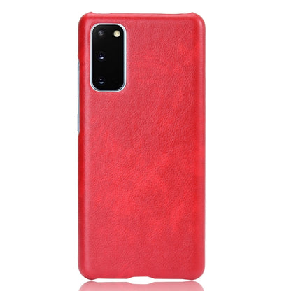 For Samsung Galaxy S20 FE Shockproof Litchi Texture PC + PU Case(Red) - Galaxy S20 FE Cases by NILLKIN | Online Shopping South Africa | PMC Jewellery