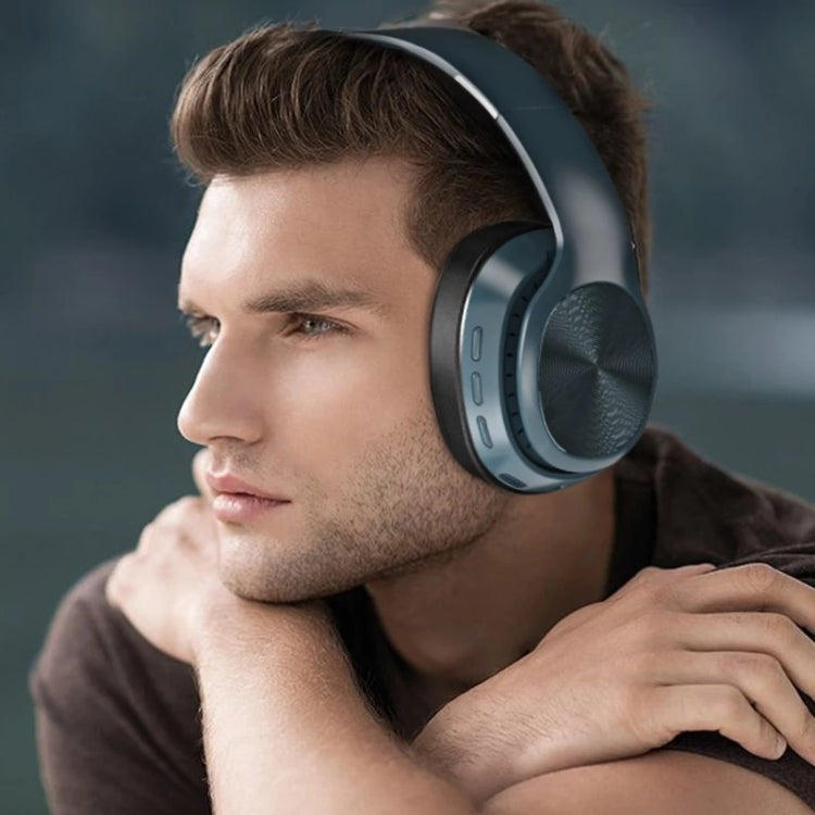 VJ320 Bluetooth 5.0 Head-mounted Foldable Wireless Headphones Support TF Card with Mic(Red) - Headset & Headphone by PMC TechLife | Online Shopping South Africa | PMC TechLife