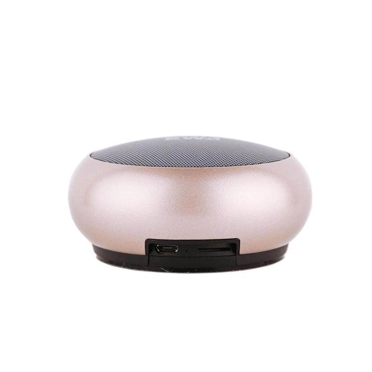 EWA A110 IPX5 Waterproof Portable Mini Metal Wireless Bluetooth Speaker Supports 3.5mm Audio & 32GB TF Card & Calls(Gold) - Mini Speaker by EWA | Online Shopping South Africa | PMC Jewellery | Buy Now Pay Later Mobicred