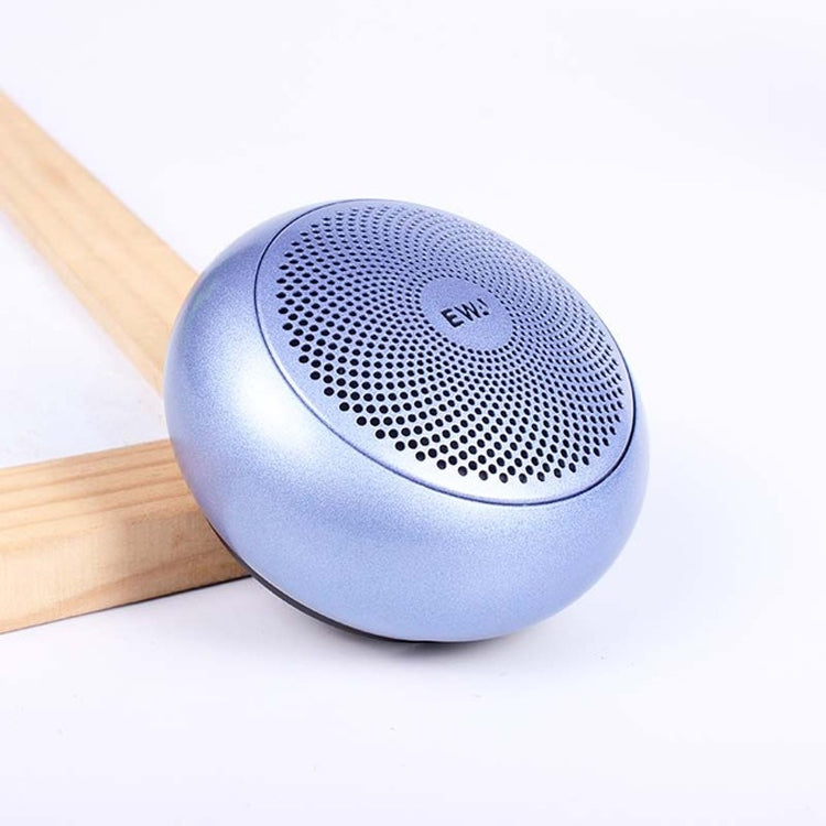 EWA A110 IPX5 Waterproof Portable Mini Metal Wireless Bluetooth Speaker Supports 3.5mm Audio & 32GB TF Card & Calls(Blue) - Mini Speaker by EWA | Online Shopping South Africa | PMC Jewellery