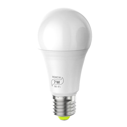 7W  E27 RGBCW WIFI LED smart bulb wireless smart home automation light(RGBCW+Warm White+White) - Smart Light Bulbs by PMC Jewellery | Online Shopping South Africa | PMC Jewellery