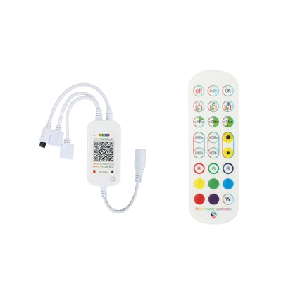 WiFi Smart 4 Pin RGB LED Strip Light Controller APP Remote Voice Control Works with Alexa Echo, 5-24V, type:WiFi 24-keys Controller - RGB Controller by PMC Jewellery | Online Shopping South Africa | PMC Jewellery