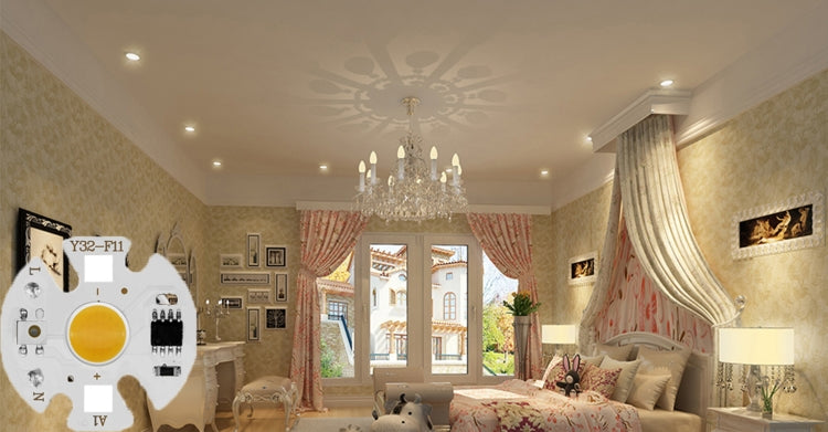 10 PCS COB LED Light Chip AC 220V LED Bulb Light Intelligent IC Driver Bulb Light DIY Spotlight Downlight Chip Outdoor Flood Light(5W���warm white���) - free shipping - PMC TechLife - Order now!