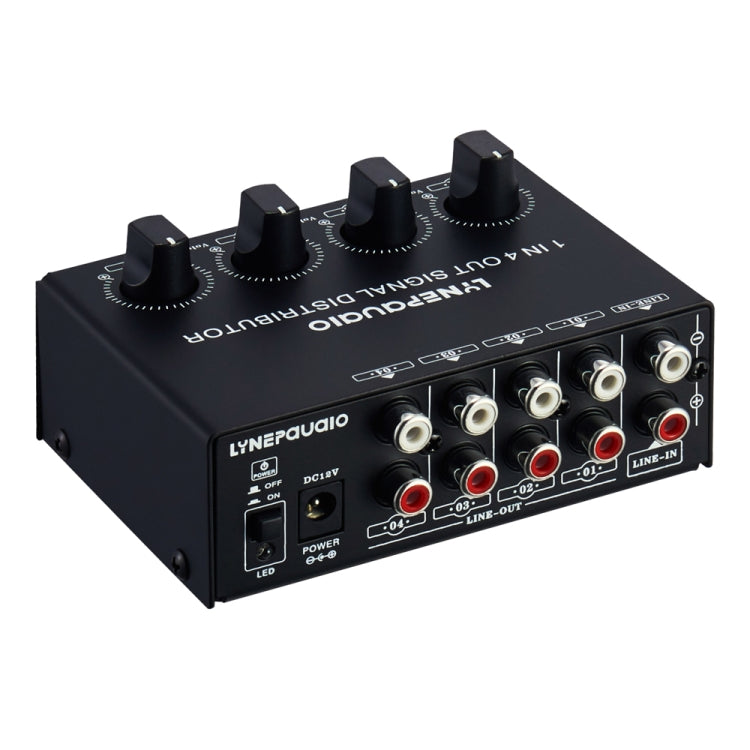 1-In 4-Out Front Stereo Signal Amplifier, Independent Output Volume Adjustment RCA Interface No Loss  Allocator, US Plug -  by PMC TechLife | Online Shopping South Africa | PMC TechLife